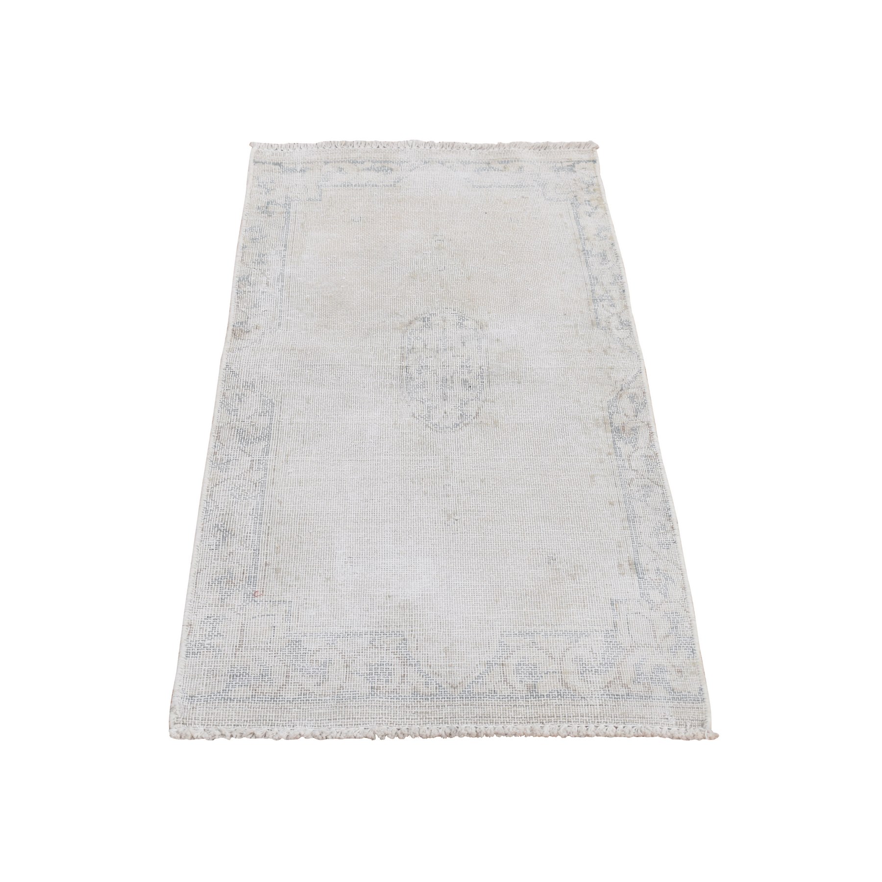 Traditional Wool Hand-Knotted Area Rug 1'7